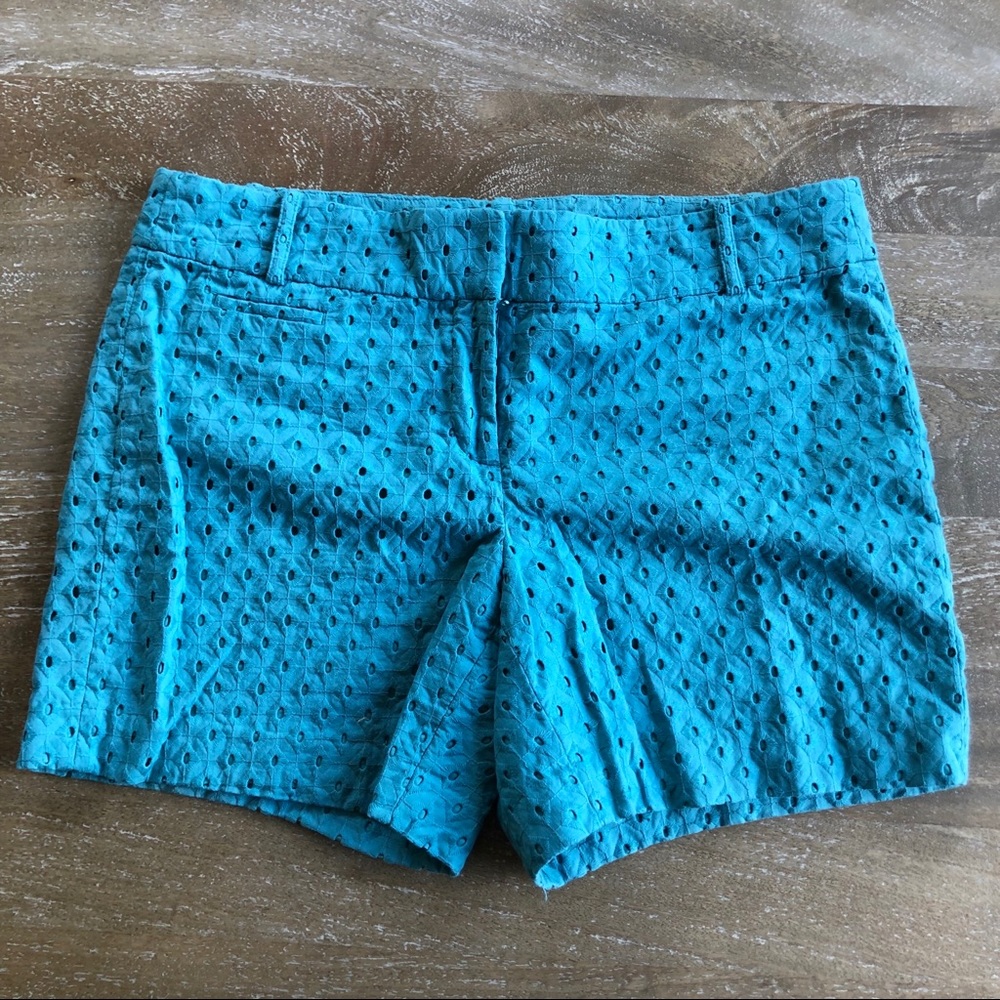 Riviera Loft Shorts eyelet 10 blue 5.5” inseam